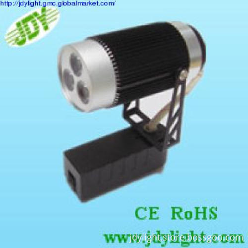 Aluminum 30degrees movable LED track spot light 3W